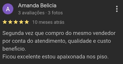 Avaliações no Google