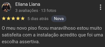 Avaliações no Google