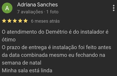 Avaliações no Google