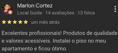 Avaliações no Google